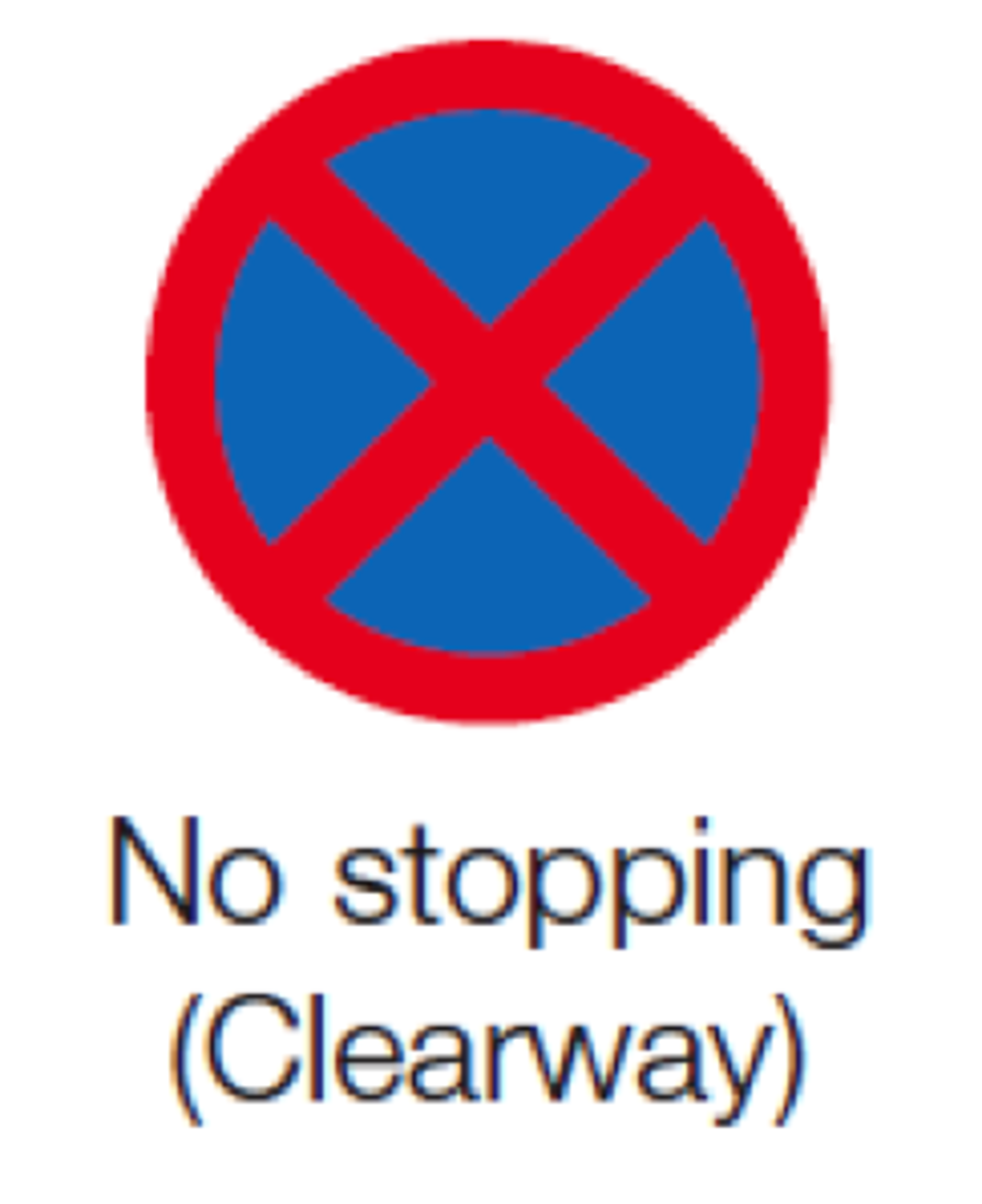 No stopping (Clearway)