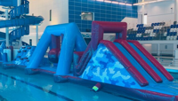 Giant inflatable in main pool at Riverside preview
