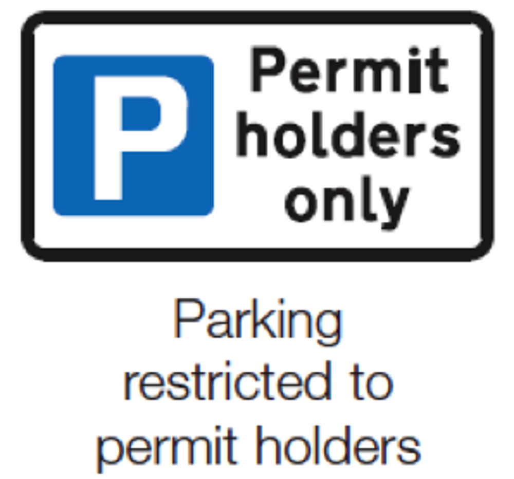 Permit holders only