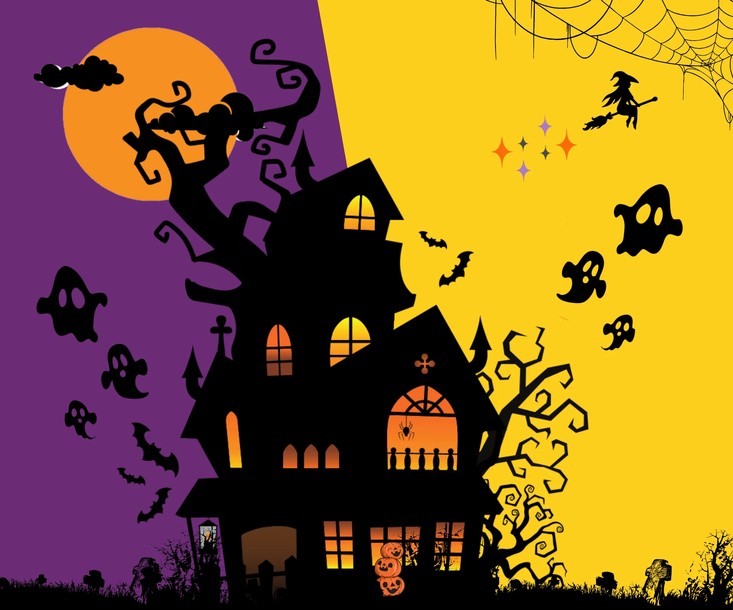 Spooky Halloween house