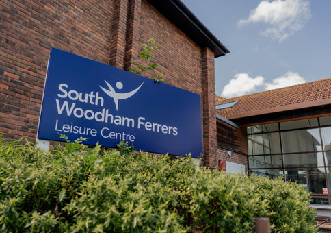 South Woodham Ferrers Leisure Centre sign