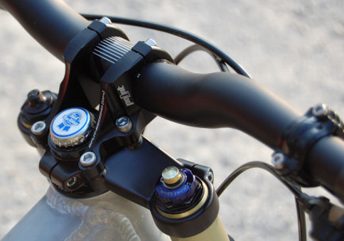 Handlebars on a bike