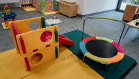 Mini slide and trampoline preview