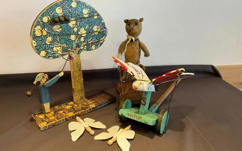 A selection of Victorian toys