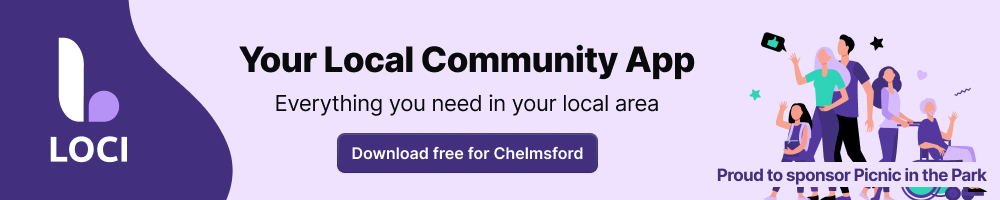 Loci: Your Local Community App. Everything you need in your local area. Download free for Chelmsford. Proud to sponsor Picnic in the Park.