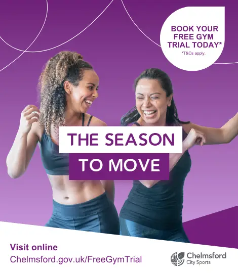 The season to move. Book your free gym trial today (terms apply). Two women enjoying an exercise class.