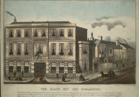 Illustration of Black Boy Inn
