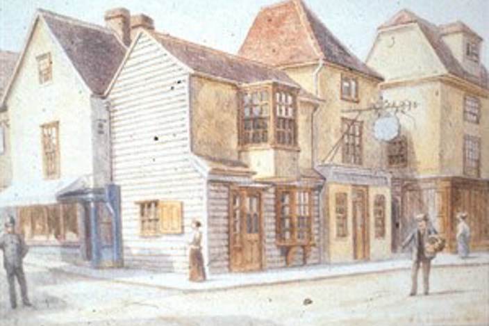'The Half Moon Inn' by Alfred Bennett Bamford