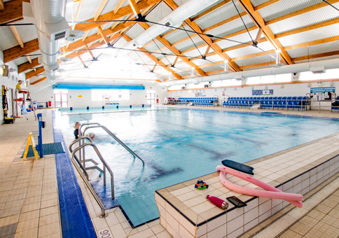 Indoor swimming pool at South Woodham Ferrers Leisure Centre