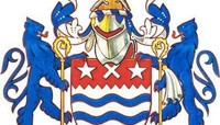 Chelmsford coat of arms, featuring three-arched bridge, as well as motto of 'Many minds one heart' preview