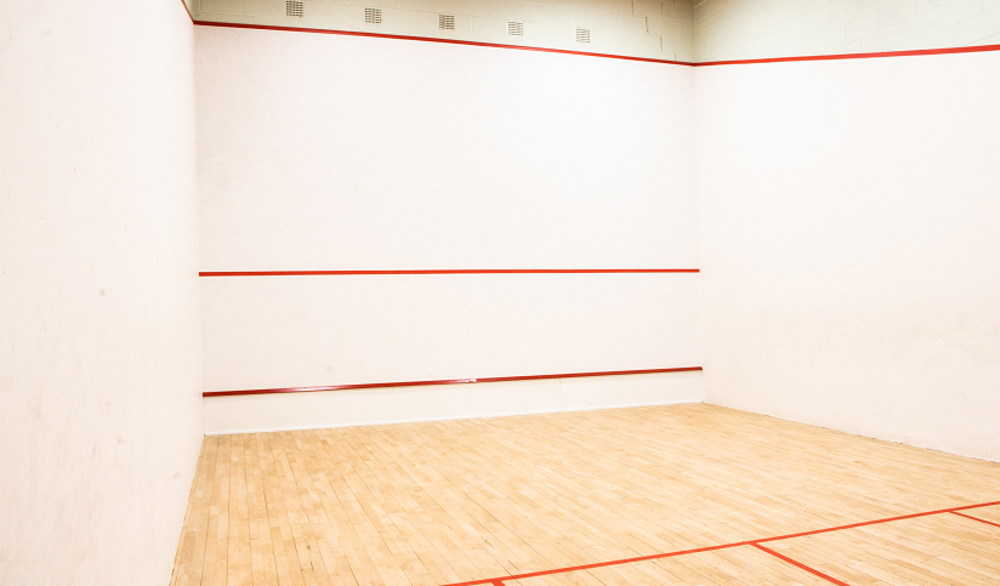 Squash court at Dovedale Sports Centre