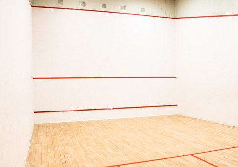 Squash court at Dovedale Sports Centre
