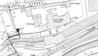 Ordnance Survey Map showing Corn Mill  from late twentieth century preview