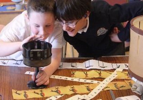 Children playing with toys