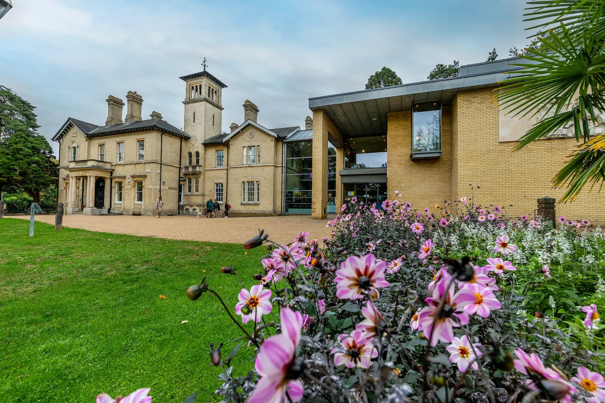 Entrance to Museum, as seen from gardens at the front