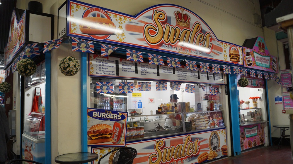 Swales food kiosk at Chelmsford Market