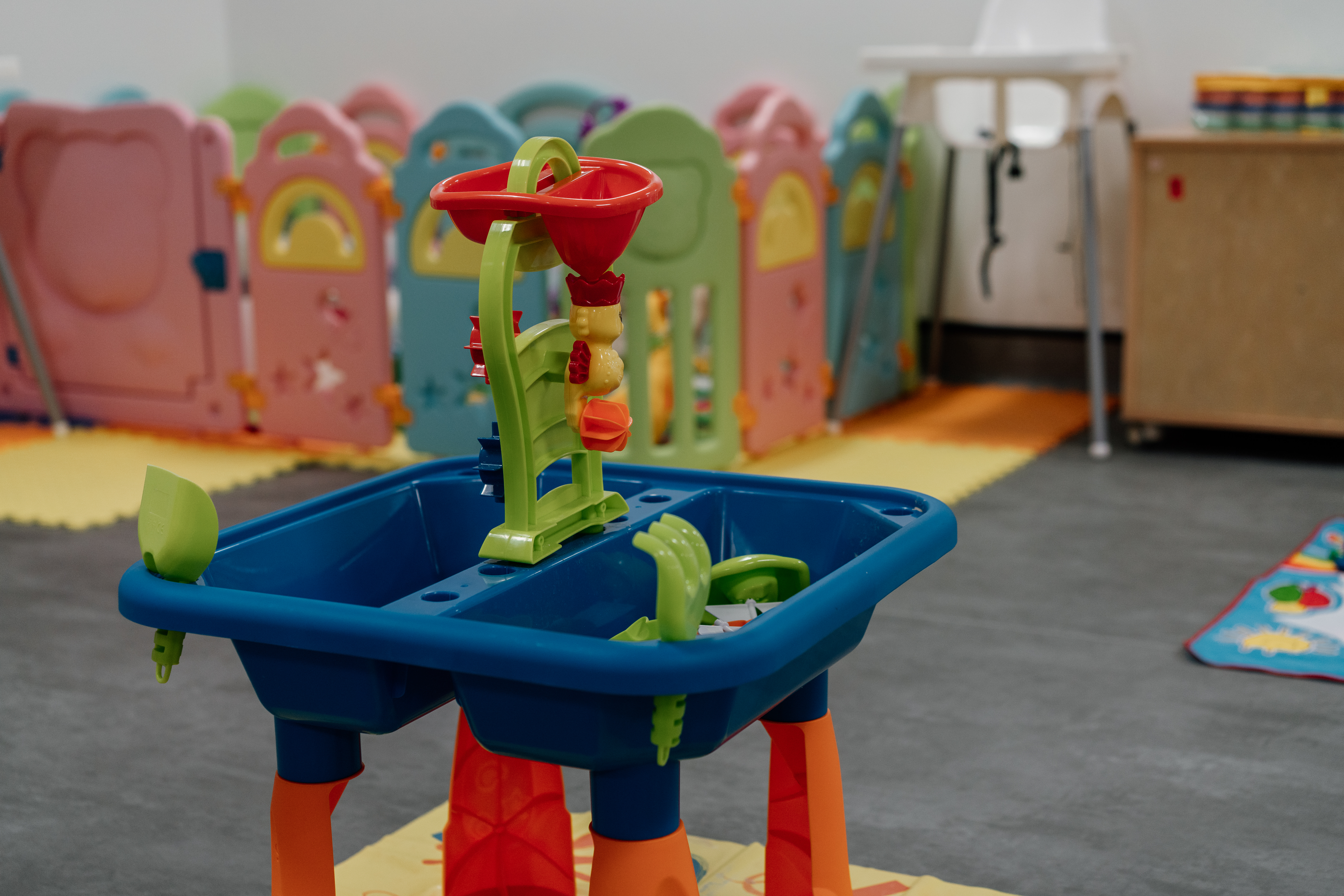 Small plastic station for children to play at preview