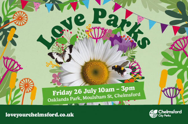 Love Parks Day, Friday 26 July, 10am to 3pm. 