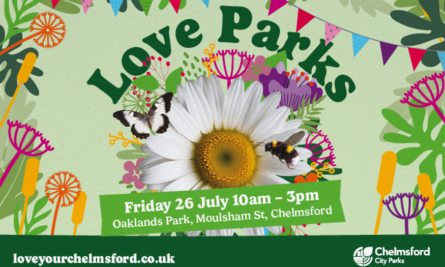 Love Parks Day, Friday 26 July, 10am to 3pm. 