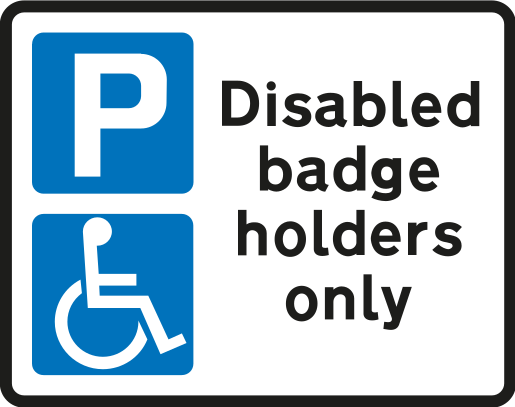 Disabled (Blue Badge Holders) Bay