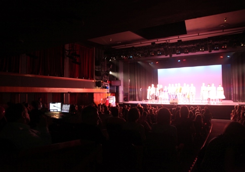 Audience watching show at Chelmsford Theatre