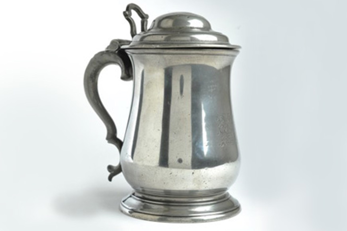 Pewter tankard