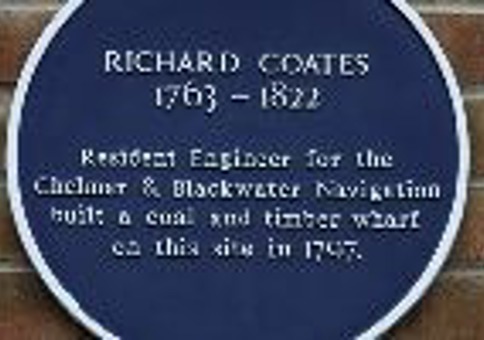 Blue plaque for Richard Coates