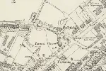 Map showing location of Laurel Grove on New London Road
