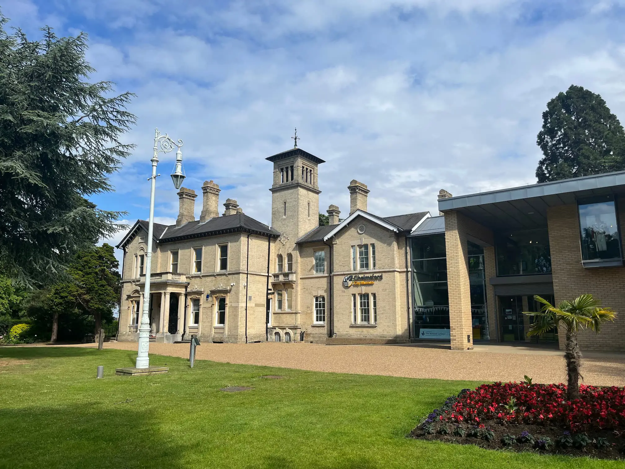 Museum exterior in the summer