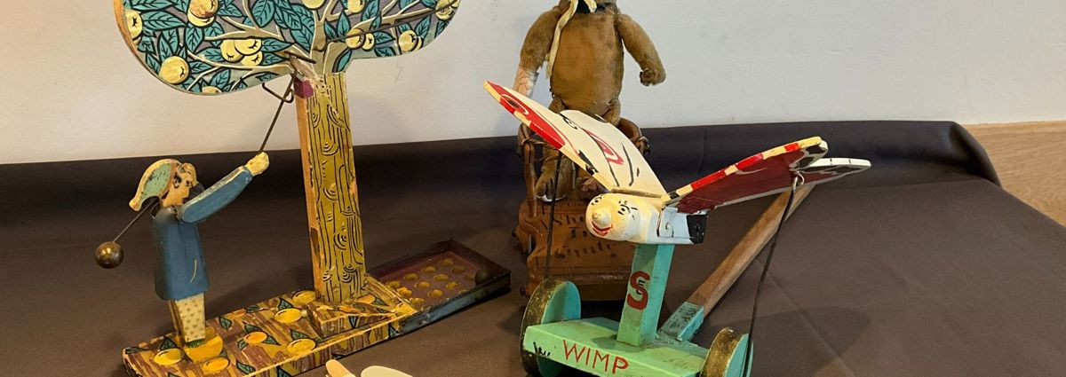 A selection of Victorian toys