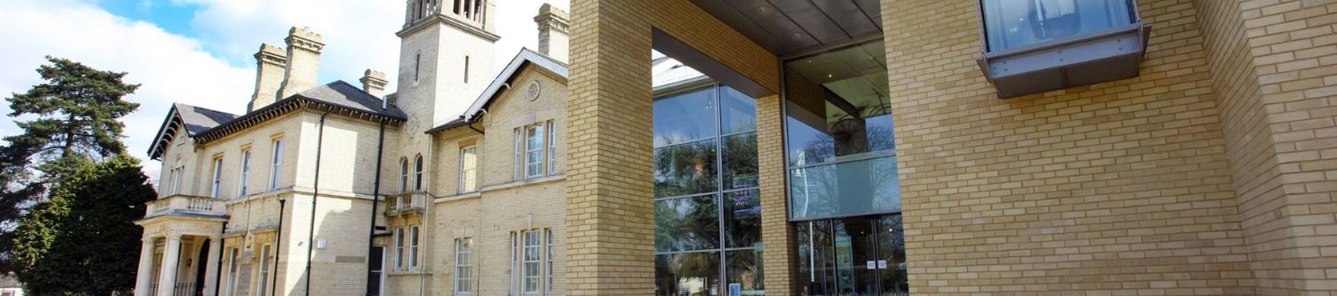 The exterior of Chelmsford Museum.