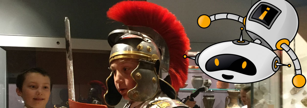 Child dressed up as historic soldier